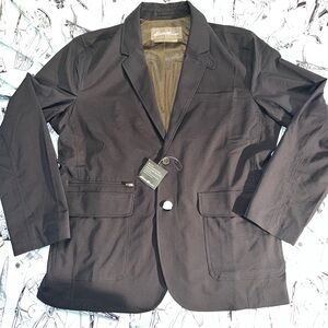 Eddie Bauer Navy Ultimate Voyager Travel Blazer - Navy